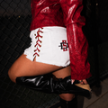 Collegiate licensed clothing game day shorts for college sdsu San Diego State
